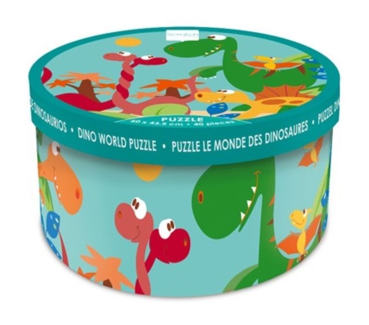 Scratch, Dino, puzzle, 40 elementów