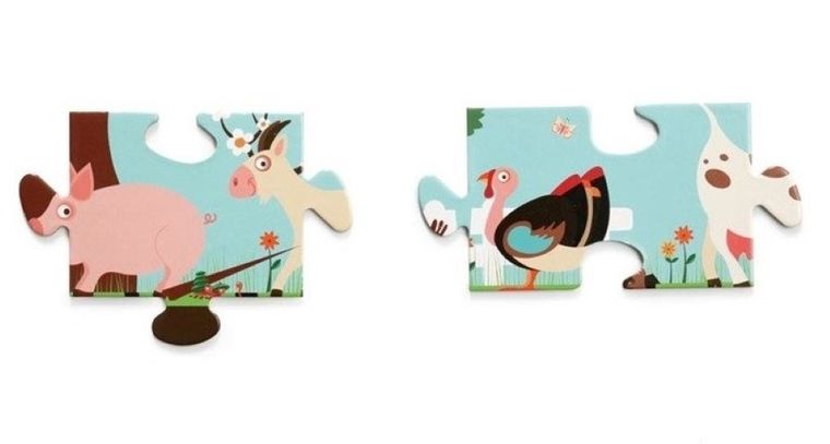 Scratch, Farma, puzzle podłogowe, 36 elementów