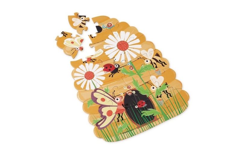 Scratch, Pszczoły i Ul, puzzle dwustronne XL, 2-20 elementów