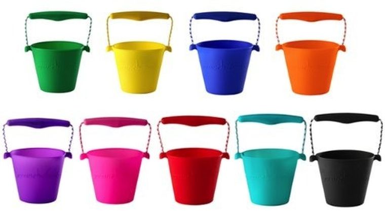 Scrunch, Bucket, składane wiaderko do wody i piasku, ciemnoszare