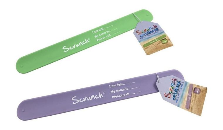 Scrunch, opaska informacyjna, lila