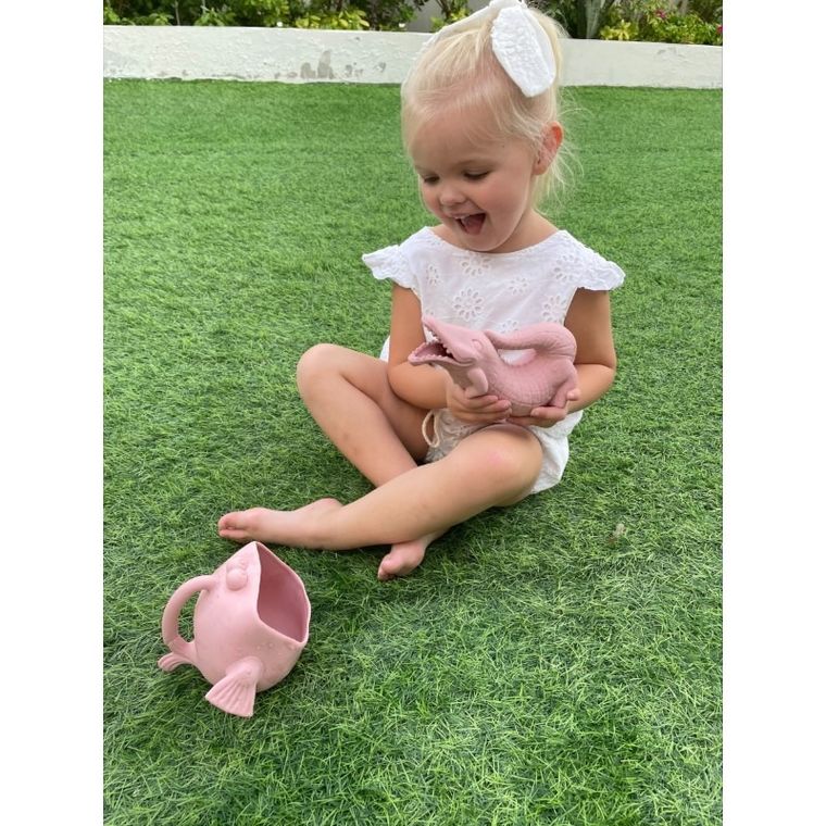 Scrunch, silikonowy czerpak, rozdymka, miętowy