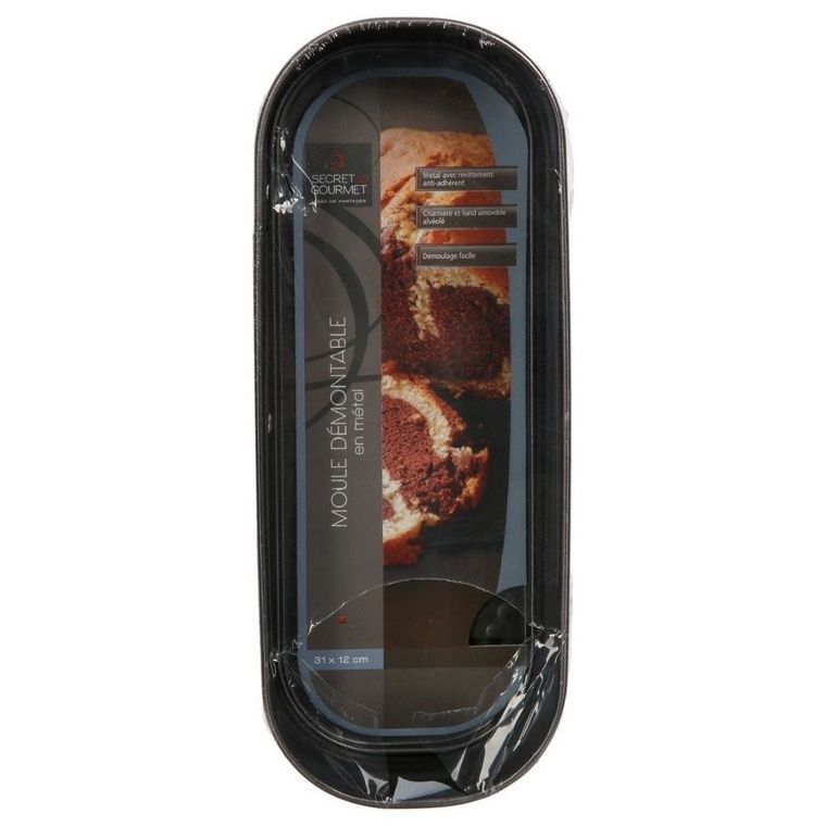 Secret de Gourmet, prostokątna forma do pieczenia ciast, stal węglowa