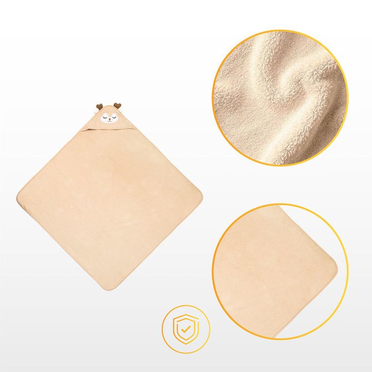 Sensillo, Bathfriends, okrycie kąpielowe, słoń, 100-100 cm