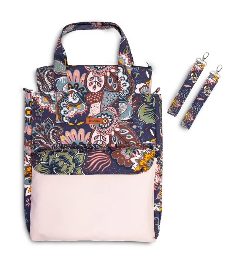 Sensillo, Boho, torba do wózka, brudny róż