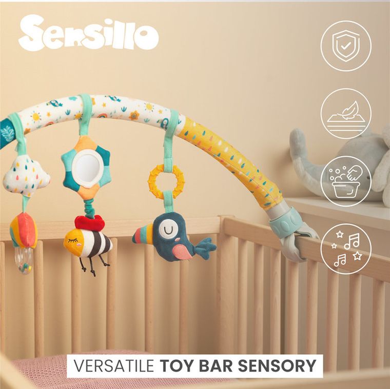 Sensillo, Colorful, pałąk do wózka, dżungla