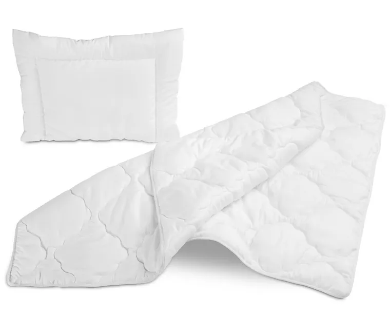 Sensillo, Deluxe, komplet pościeli, biały, 100-135 cm