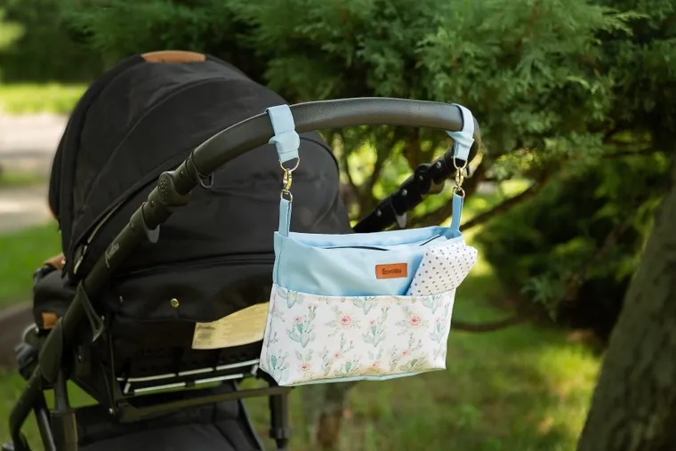 Sensillo, Kaktusy, organizer do wózka, błękitny