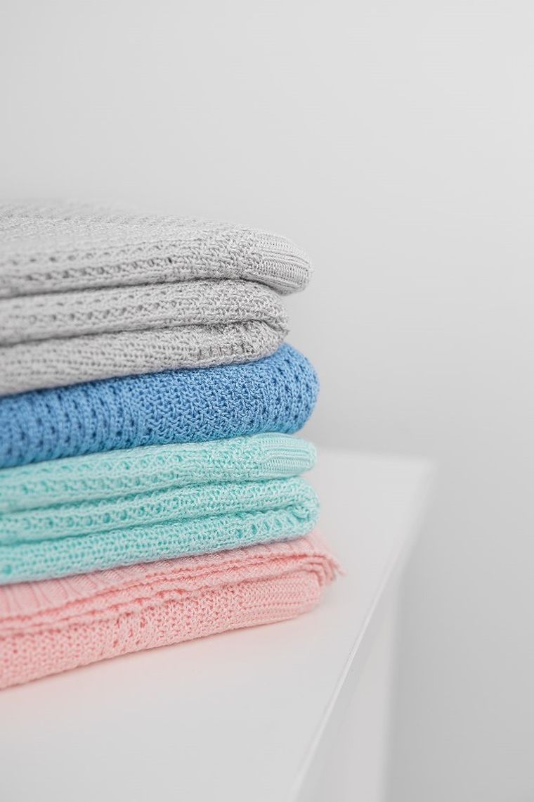 Sensillo, koc bambusowy, szary, 80-100 cm