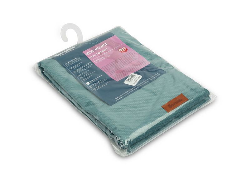 Sensillo, koc velvet, szmaragdowy, 75-100 cm