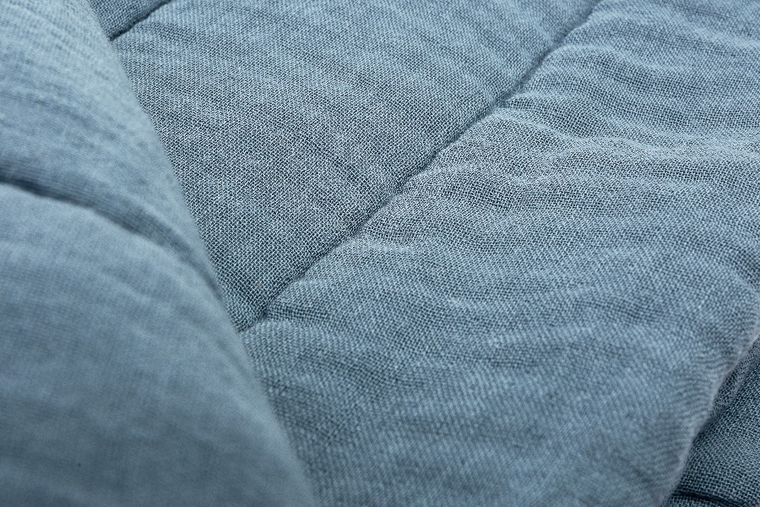 Sensillo, komplet dziergany, muślinowy, niebieski, 80-100 cm