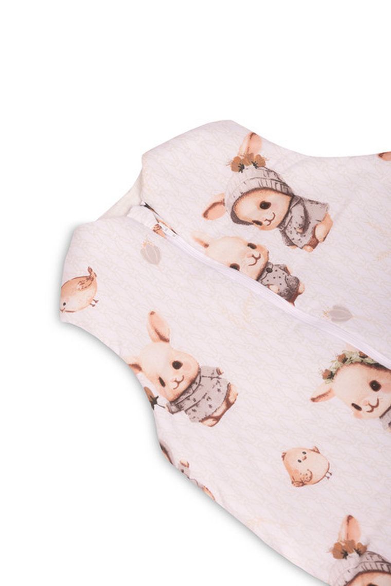 Sensillo, Króliczki, śpiworek do spania, TOG 1.0, rozmiar XL, beżowy