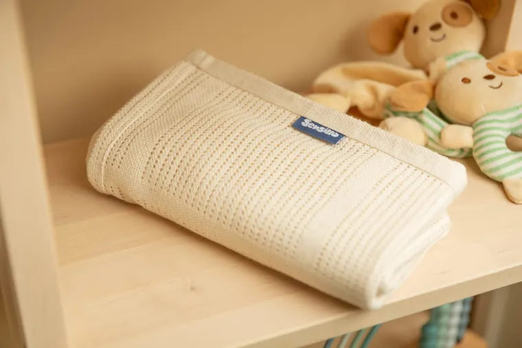 Sensillo, Lulu, koc ażurowy, natural