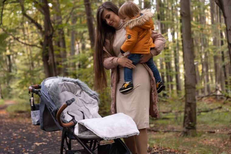 Sensillo, Olaf, śpiworek do wózka, jasno-szary