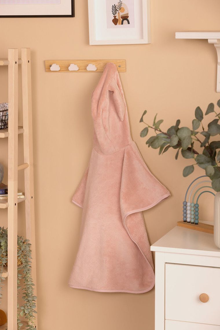 Sensillo, ponczo kąpielowe,coral pink