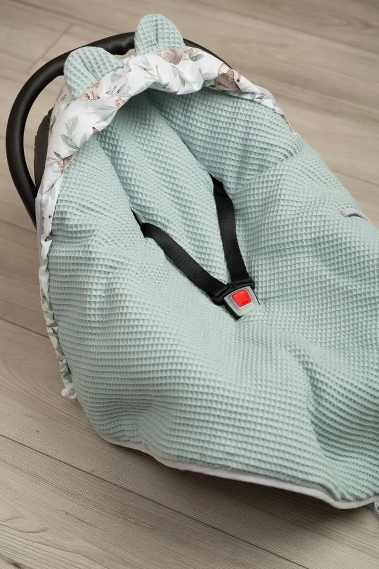 Sensillo, Sarenki, otulacz do fotelika, wafel, miętowy