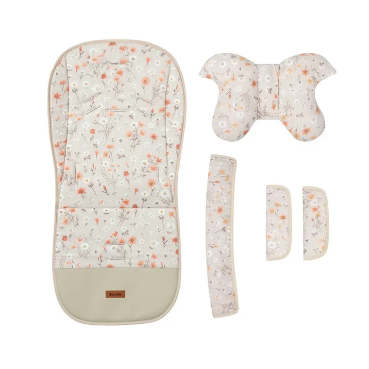 Sensillo, wkładka do wózka 3D, bloom beige