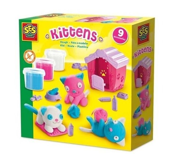 SES Creative, Twórz kociaki z masą plastyczną, zestaw kreatywny