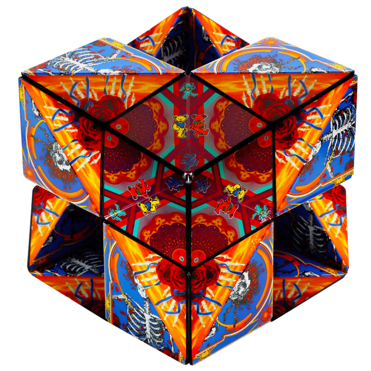 Shashibo, kostka magnetyczna, łamigłówka, Skull & Roses