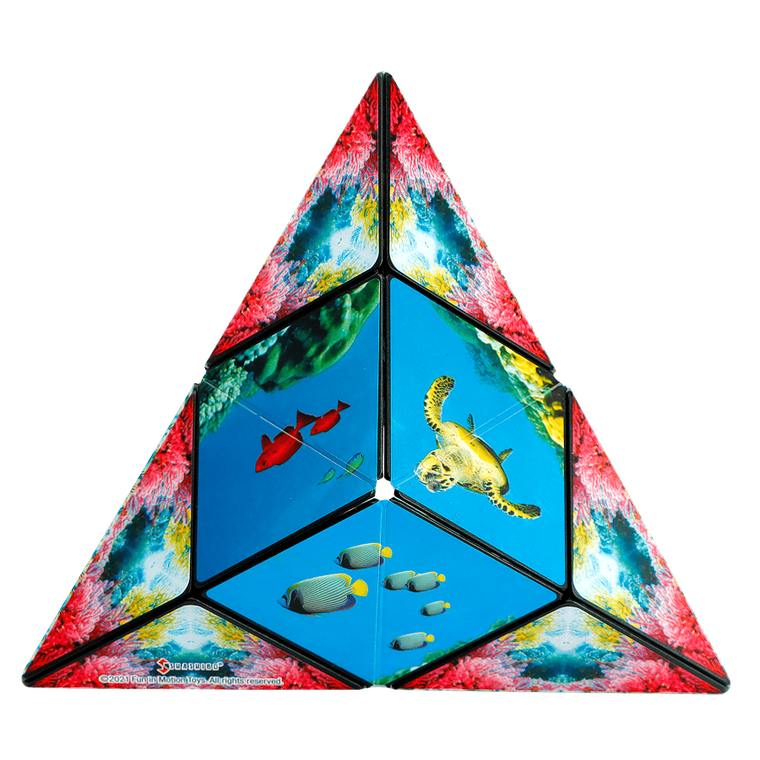 Shashibo, kostka magnetyczna, łamigłówka, Undersea
