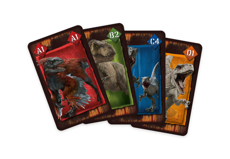 Shuffle, Jurassic World, gra karciana 4w1