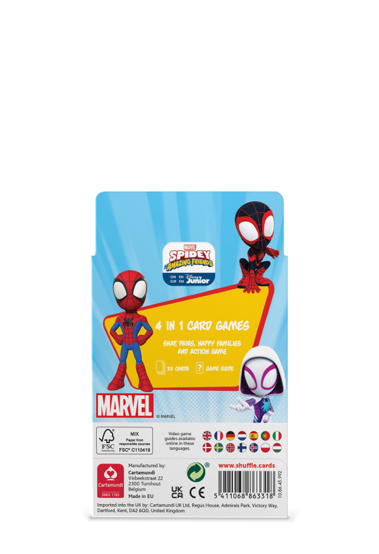 Shuffle, Spidey i super-kumple, gra karciana 4w1