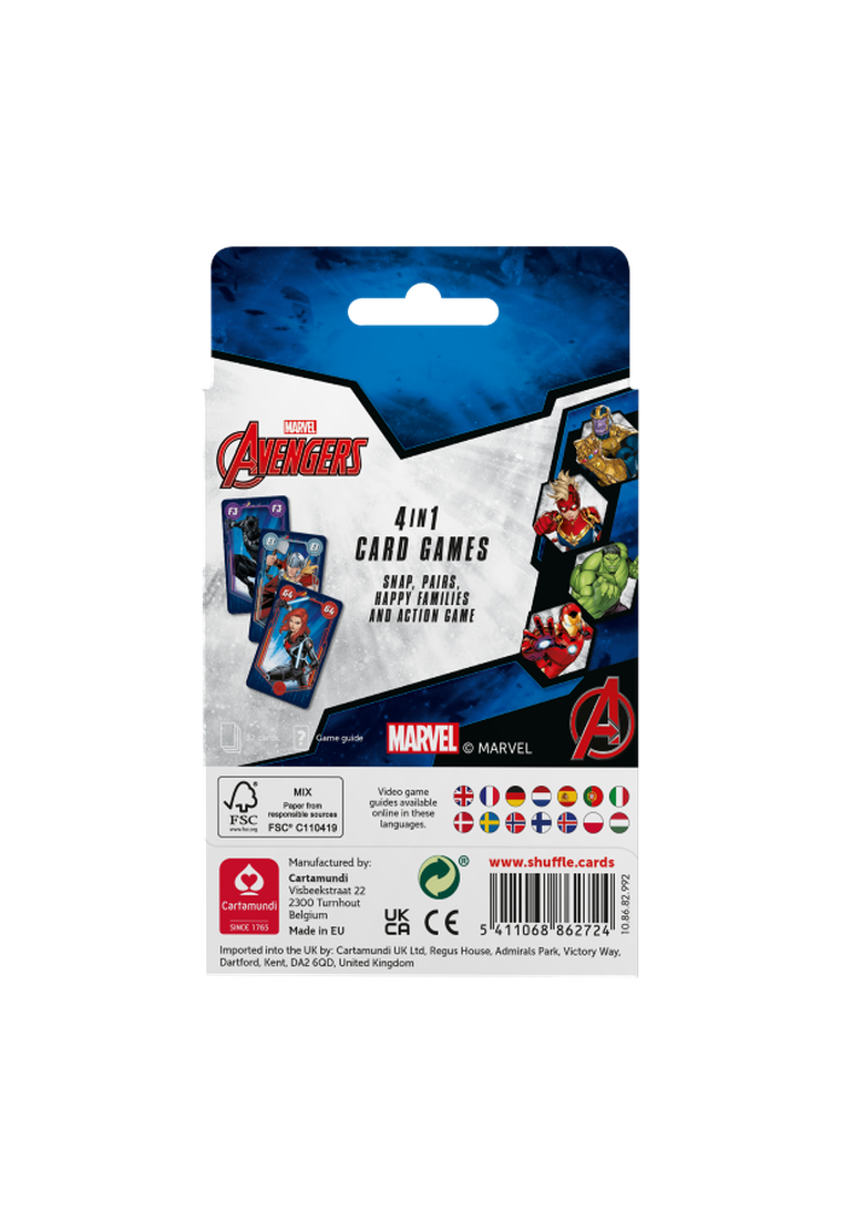 Shuffle, The Avengers, gra karciana 4w1