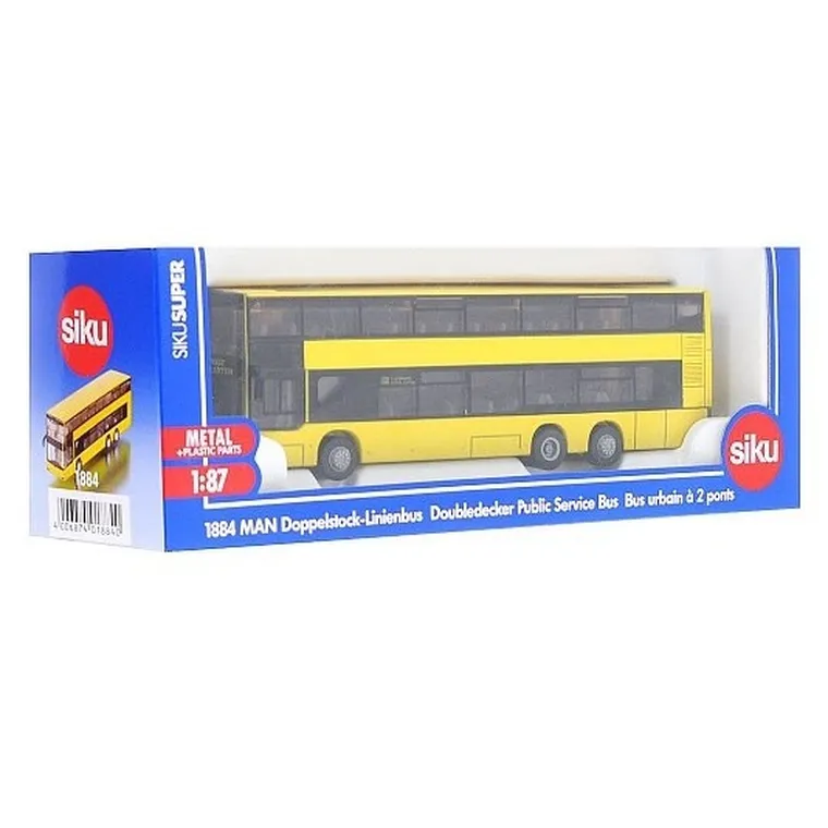 Siku, Autobus piętrowy MAN, model pojazdu, 1:87, 1884