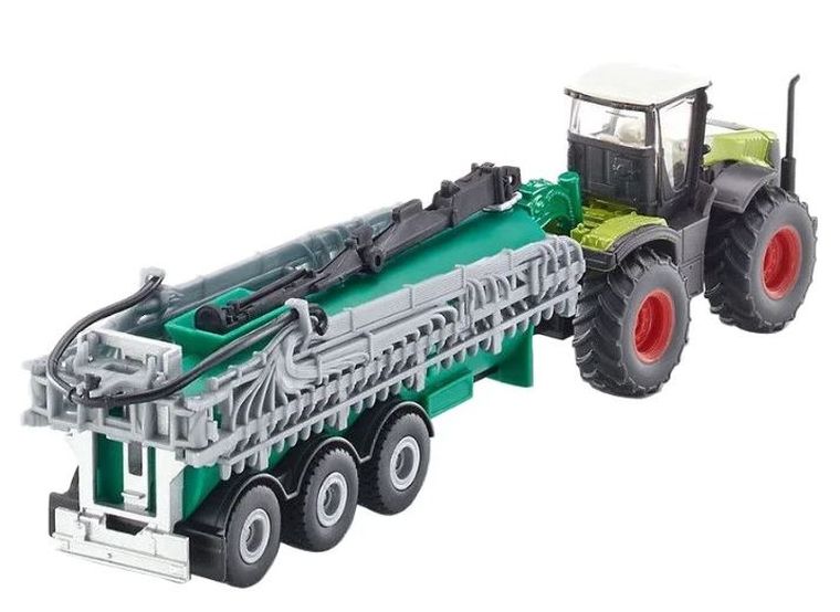 Siku, Traktor Claas Xerion z cysterną, model pojazdu, 1827