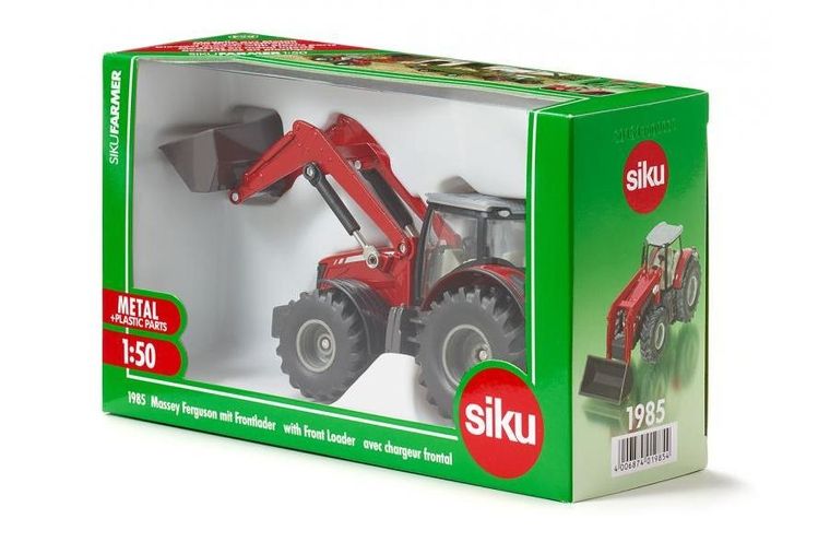 Siku, Traktor Massey Ferguson z ładowarką, model pojazdu, 1985