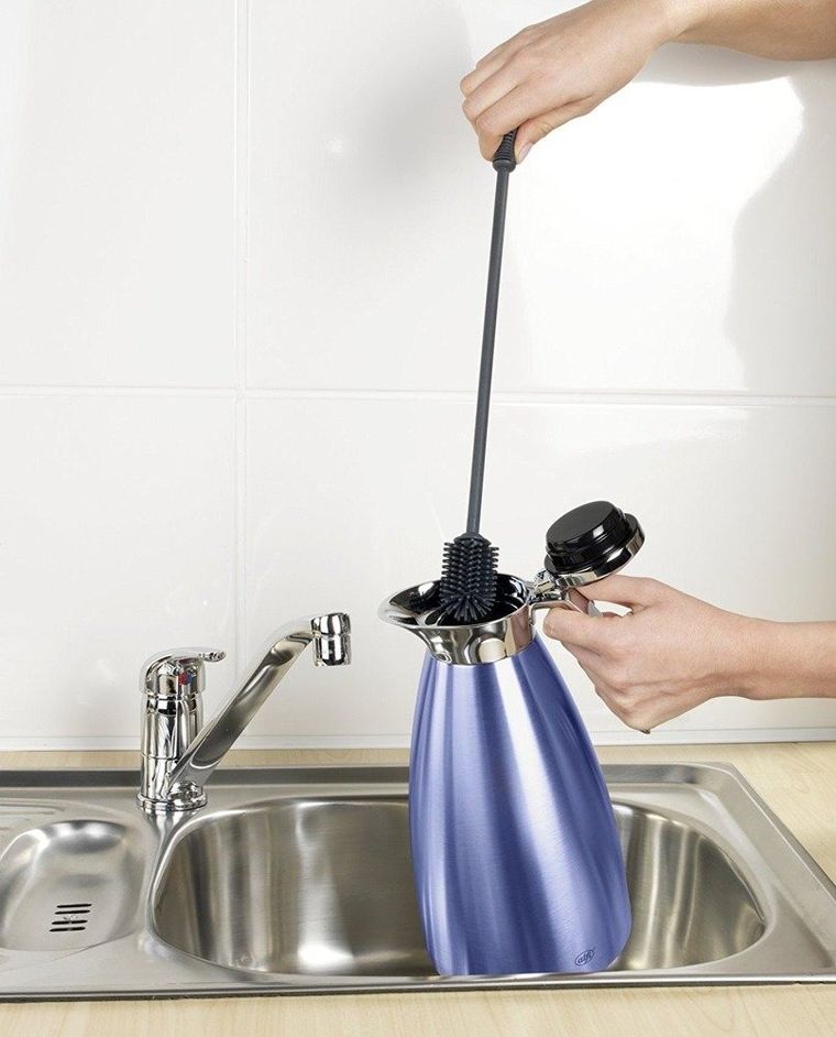 Silikonowa szczotka kuchenna do kubków, szklanek, 38 cm