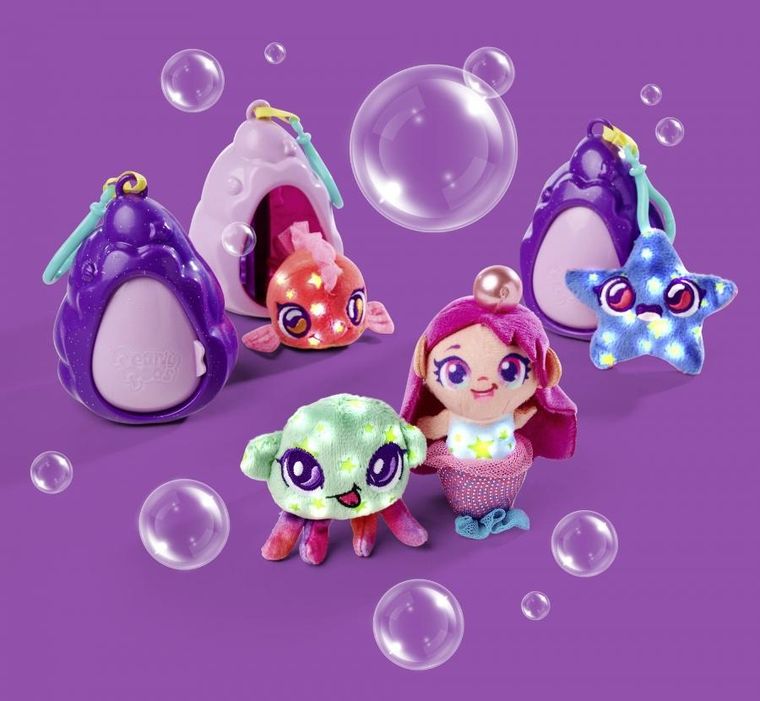 Simba, Pearly Pods, muszelka ze zwierzątkiem świecącym w ciemności, 1 szt.