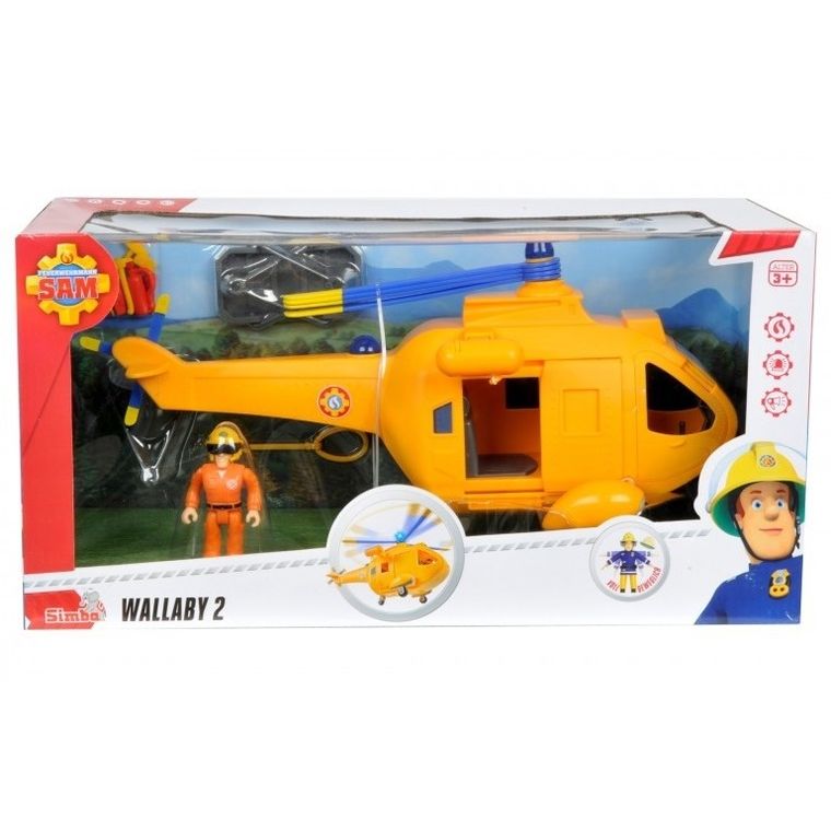 Simba, Strażak Sam, Wallaby II, helikopter