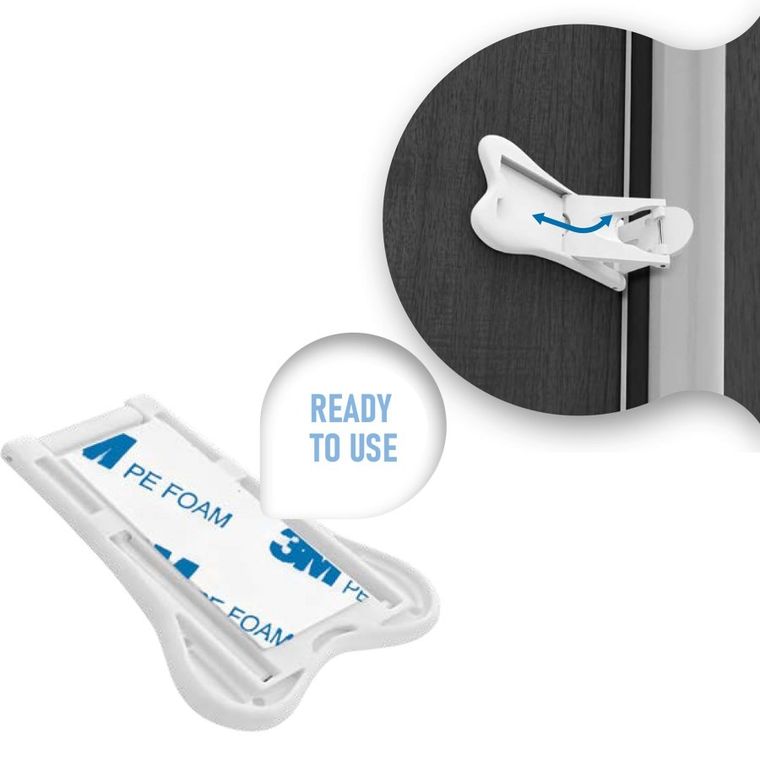 Sipo, zestaw blokad do drzwi i okien przesuwnych, 2 szt.