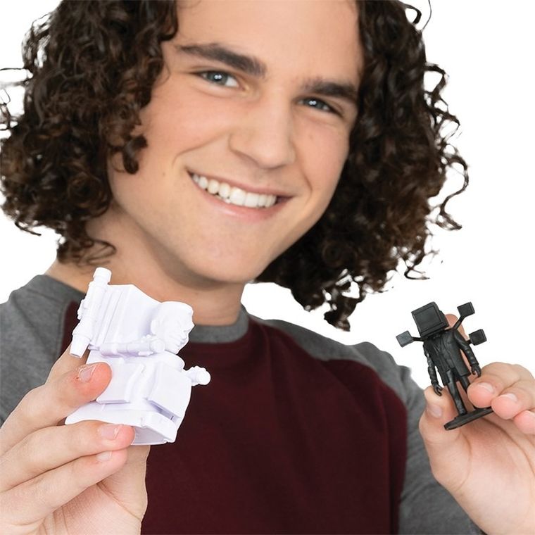 Skibidi Toilet, Mega Kubeł, Wersja Bojowa, zestaw z figurkami