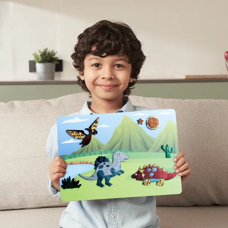 Skillmatics, Foil Fun, Kraina Dinozaurów, zestaw artystyczny