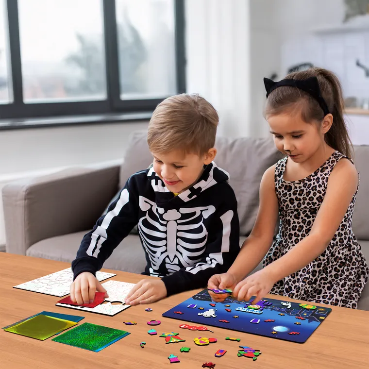 Skillmatics, Foil Fun, Upiorna Zabawa, zestaw artystyczny