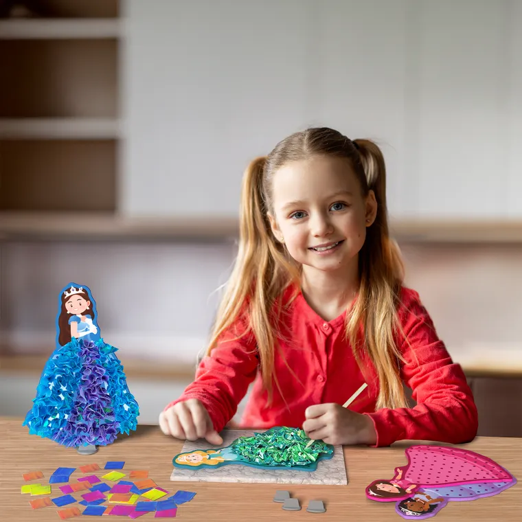 Skillmatics, Poke-In Art, Magiczne Księżniczki, zestaw artystyczny