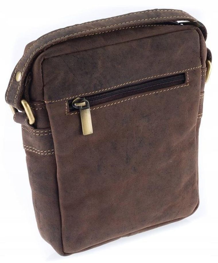 Skórzana listonoszka męska na ramię, Always Wild