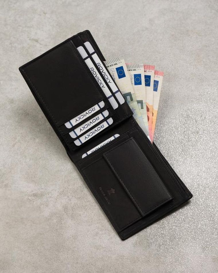 Skórzany portfel zdobiony monogramem, Forever Young