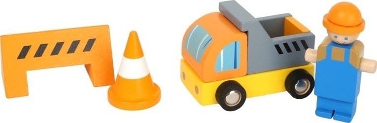 Small Foot, Stanisław, drewniany żuraw z akcesoriami