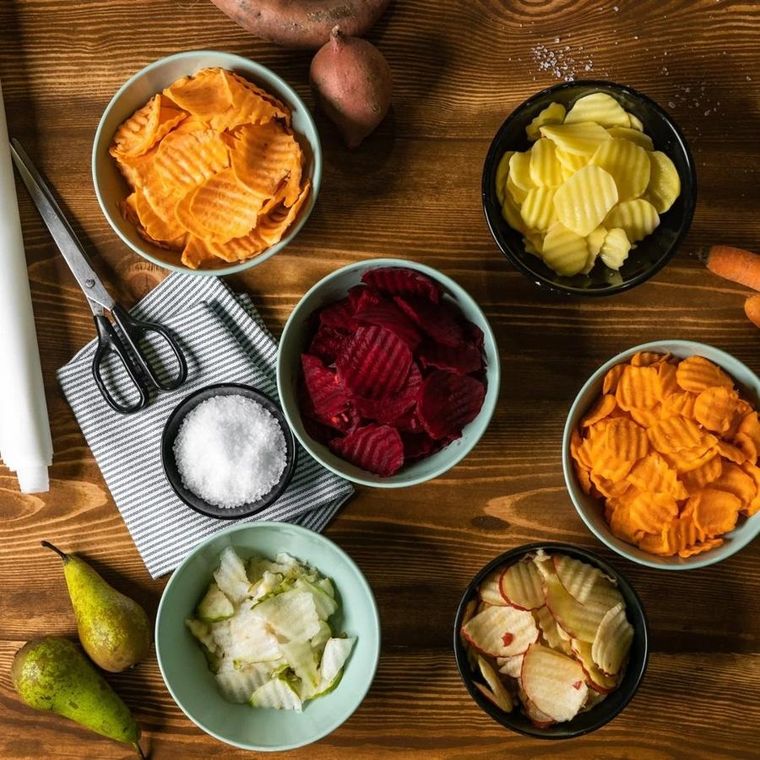 Smapp, maszynka do mielenia z szatkownicą, biała