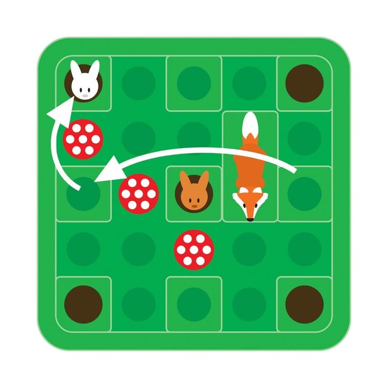 Smart Games, Jump In', wersja angielska, gra logiczna