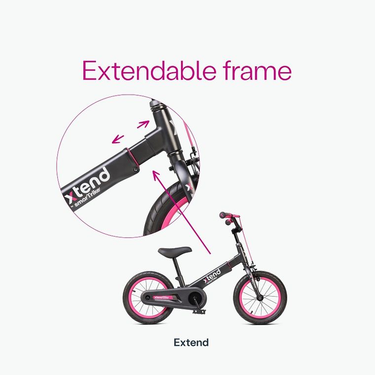 SmarTrike, Xtend Bike, rowerek 3w1, Pink