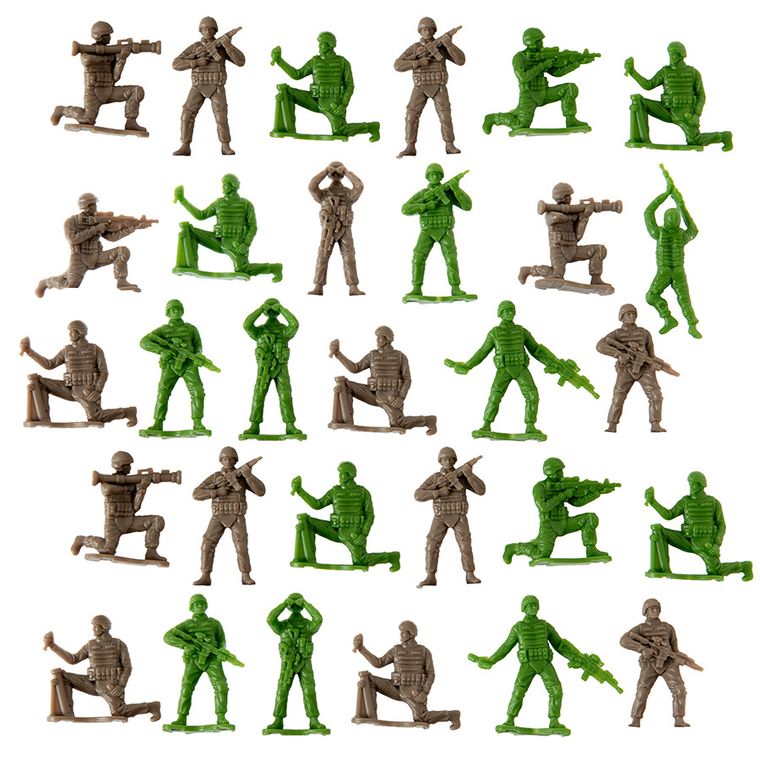 Smiki, Armed Forces, Transportowiec wojskowy, zestaw z pojazdami i żołnierzykami