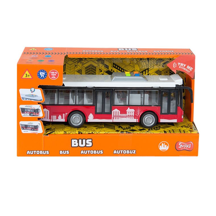 Smiki, Autobus, pojazd, światło i dźwięk, 1:16