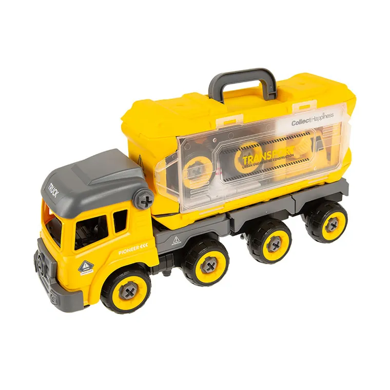 Smiki, ciężarówka transportowa z dźwiękiem, śrubokręt, zestaw