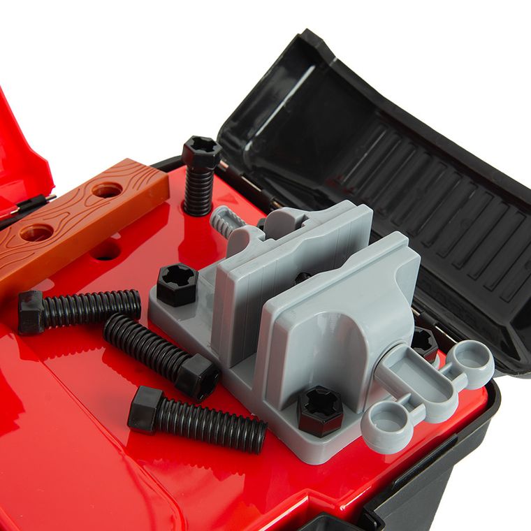 Smiki, duży warsztat majsterkowicza, stół narzędziowy