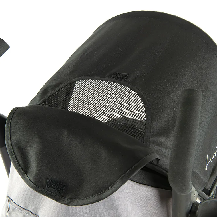 Smiki, Hurricane, wózek spacerowy, szaro-czarny