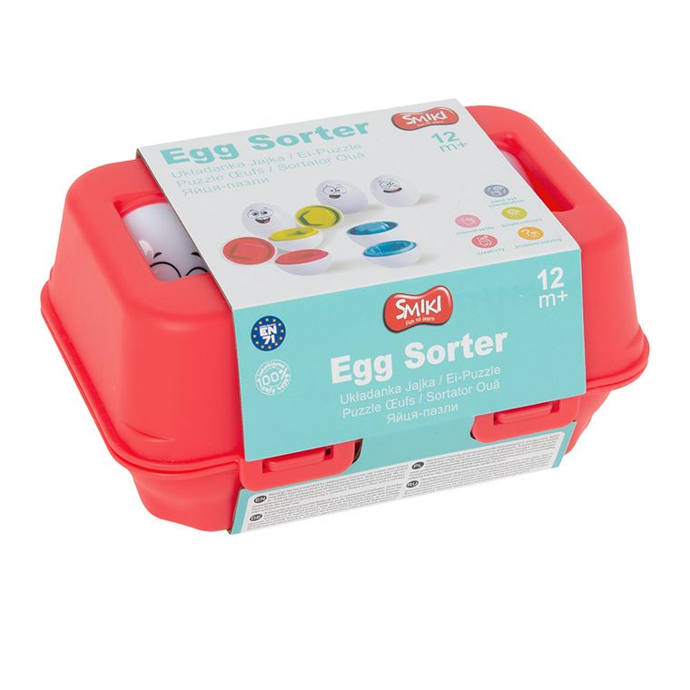 Smiki, Jajka, sorter, zabawka edukacyjna